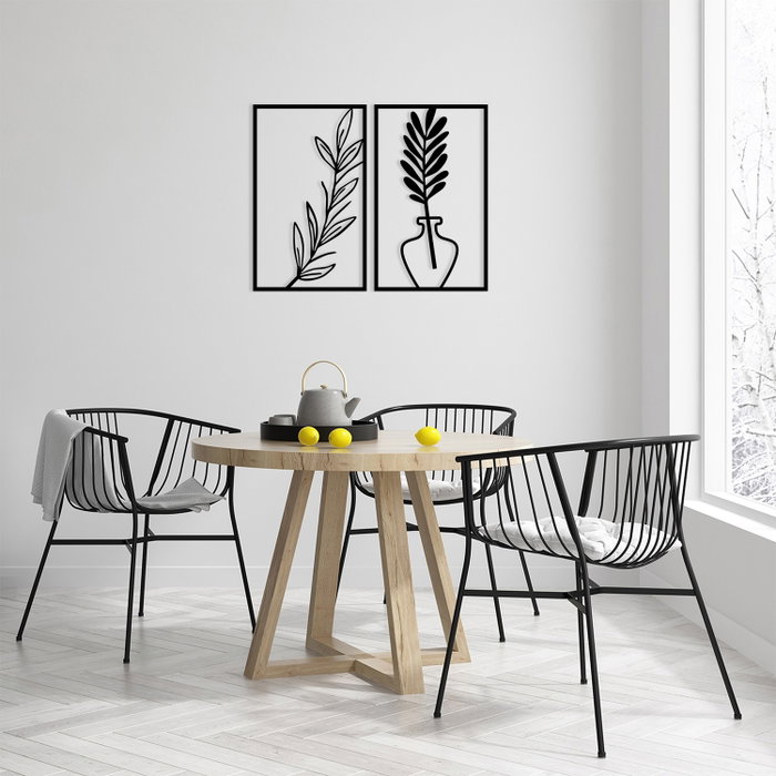 Wallity Bohem Accesorio decorativo de pared de metal Negro Wallity Bohem Accesorio decorativo de pared de metal Negro
